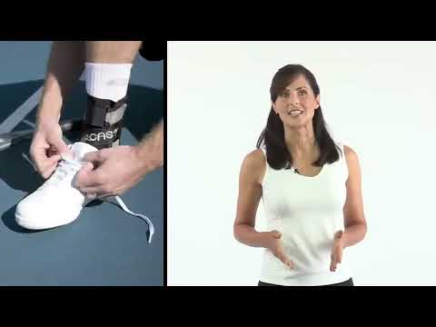 Відео Ортез на голеностопный сустав DonJoy Aircast A60 (США)