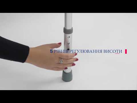 Відео Ходунки складные алюминиевые Doctor Life 12850 (Украина)