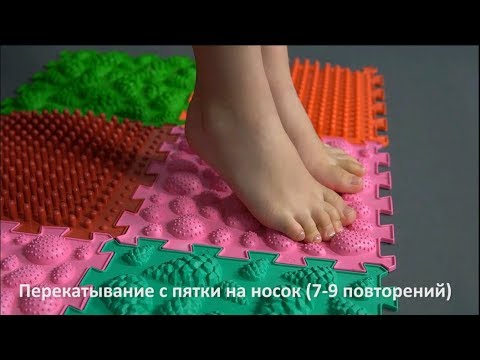 Відео Килимок масажний Пазли Мікс Їжачки (1 елемент) Ортек (Україна)
