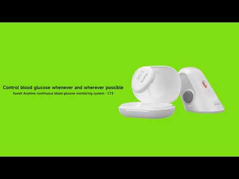 Відео Трансмиттер для системы непрерывного мониторинга глюкозы CGM Yuwell CT 3 (неинвазивный глюкометр) 