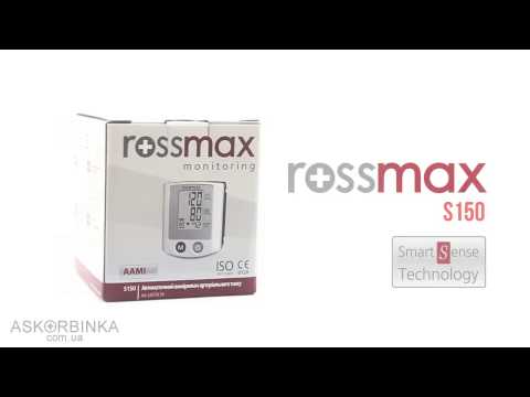 Відео Автоматичний тонометр на зап'ястя Rossmax S 150