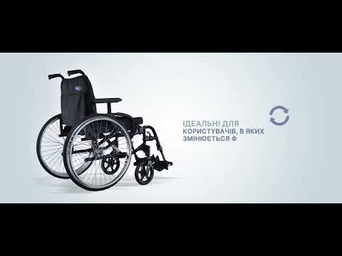 Відео Середньоактивне крісло колісне Invacare Action 3 NG (Франція)