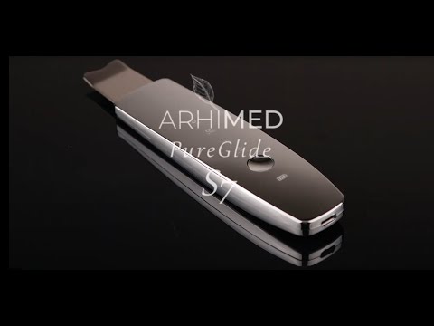 Відео Ультразвуковий скрабер для чищення обличчя ArhiMED PureGlide S7