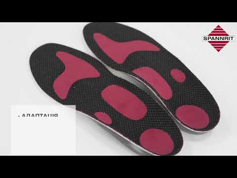 Відео Індивідуальні ортопедичні устілки Spannrit Memopur Rolling Foam (Німеччина)