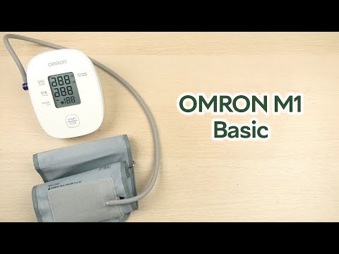 Відео Автоматичний тонометр Omron M1 Basic з адаптером та манжетою 22-32 см (HEM-7121J-AF) (Японія)